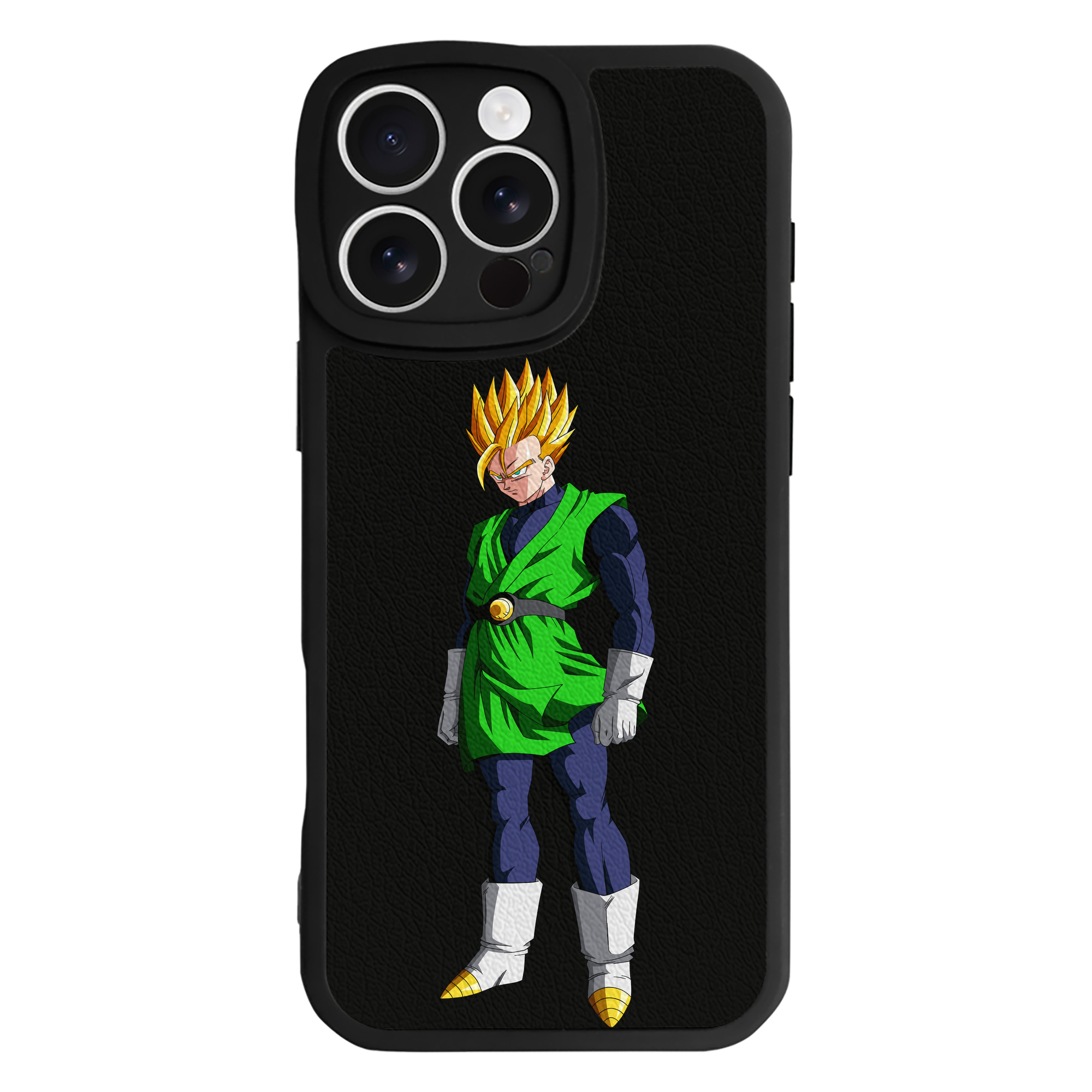 （画像用） ドラゴンボール 孫 悟飯（そんごはん）DRAGON BALL Son Gohan 【iPhone 16シリーズ対応】シリコンスマホケース（レザー調） 材質：シリコン